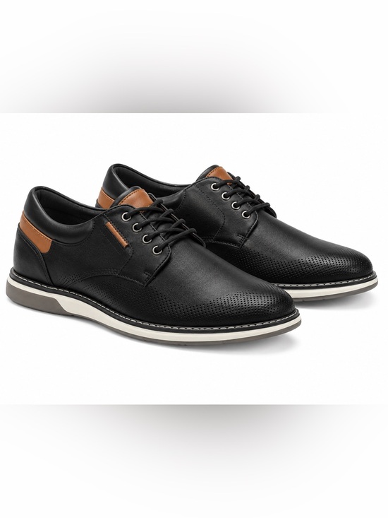 Bruno Marc Other - Men's Black Derby Shoes - Classic Lace-Up Oxfords 11